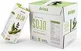 Frías - Bebida Vegetal de Soja - Rica en Proteínas - Pack de 6 Unidades de 1L - 100% Vegana - Sin Gluten, Sin Lactosa y Sin Azúcares Añadidos - Baja en Grasas Saturadas y Sal - Elaborada en España