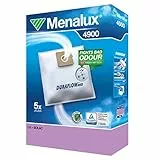 Menalux 4900 - Pack de 5 bolsas sintéticas y 1 filtro para aspiradoras LG