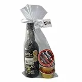 Lote de vino Rioja Antaño con 3 monodosis para regalar en bolsa de organza (Pack 24 ud) Detalles para invitados.