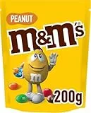 M&M's CACAHUETE - Bolitas Chocolate con Leche Relleno de Cacahuete - Bolsa de 200g