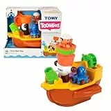Bizak Barco Pirata para el Baño, Toomies, Juguete Interactivo de Agua con Personajes, Cañón y Compartimentos para Niños Desde 18 Meses (30691602)