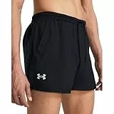 Under Armour UA Tech Taper Short Pantalones cortos de hombre, cómodos y ligeros pantalones de montaña, color negro/negro