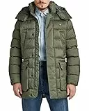 G-Star Para Hombre Parka G-Whistler Padded Hooded, Verde (lt hunter D20102-D199-8165), XS