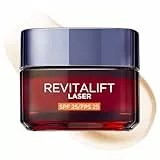 L'Oréal Paris Revitalift Láser Crema de Día Nº1 Antiarrugas, Protección Solar SPF25 con Pro-Retinol. Hidrata, Reafirma y Reduce Manchas Oscuras, Inspirado en Cosmética Coreana, 50ml.