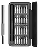 HOTO Destornilladores de Precisión 28 en 1, Juego Manual con Magnetizador, Kit de Herramientas de Reparación para Electrónica, Computadoras, Relojes y Gafas