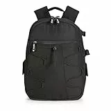 Amazon Basics Mochila para Cámara de Gran Capacidad con Acolchado Interno para DSLR y Accesorios, Impermeable y Resistente a los Golpes, 30 x 15 x 37 cm, Negro, Sólido