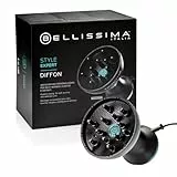 Bellissima Style Expert Diffon, Difusor de Aire Caliente XL Profesional para Cabello Rizado, Tecnología Iónica Anti-Encrespamiento, 2 Velocidades, 3 Temperaturas, Cable de 3 m, Secado Delicado