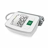 medisana BU 512 Monitor de presión arterial para el brazo, Medición precisa de presión arterial y pulso, Memoria para 2 usuarios, Escala de semáforo, Detección y advertencia de arritmias