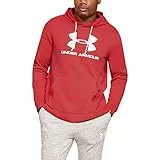 Under Armour Sportstyle Terry Logo Parte Superior del Calentamiento, Hombre, Rojo, MD