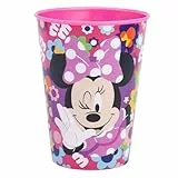 Stor Vaso Infantil de plástico Reutilizable de 260 ml de Minnie