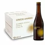 Alhambra Reserva Citra IPA, Pack 12 Botellas de 33 cl, Cerveza Alhambra Estilo IPA Americana, 6.5% Volumen Alcohol