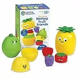 Learning Resources Tus Amigas Las Frutas encajables de los Sentimientos, Juguetes para el Aprendizaje de aptitudes sociales y emocionales, piña de Juguete, 18+ Meses