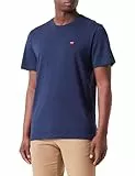 Wrangler Sign Off Tee Camiseta, Azul Marino, L Hombre