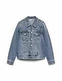 VERO MODA VMZORICA LS Jacket Mix Noos Chaqueta, Medium Blue Denim, L De Las Mujeres