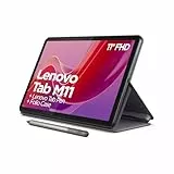 Lenovo Tab M11 - Tablet de 11' (MediaTek Helio G88, 8GB RAM, 128GB Ampliables hasta 1 TB, 4 Altavoces, WiFi, Bluetooth, Android 13) Gris Luna - Incluye Funda y Tab Pen
