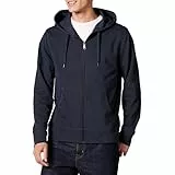 Amazon Essentials Sudadera Ligera de Felpa Francesa con Cremallera Completa y Corte Cómodo Hombre, Azul Marino Oscuro, L