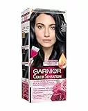 Garnier Color Sensation - Tinte Permanente Negro Azulado 2.10, disponible en más de 20 tonos, El embalaje puede variar