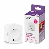 WiZ - Enchufe inteligente con medidor de consumo, Control inteligente a través de Voz/App, compatible con Alexa y Google Home y Tecnología SpaceSense