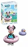 PLAYMOBIL Junior & Disney 71706 Viaje a la Playa de Minnie, Que Incluye Flotador y Patito, Juguete sostenible Hecho de plásticos a Base de Plantas, Juguetes para niños a Partir de 1 año
