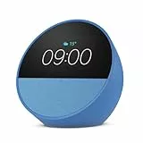Amazon Echo Spot (modelo de 2024) | Despertador inteligente con sonido de calidad y Alexa | Azul