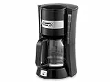 De'Longhi ICM15210.1 Cafetera de goteo para 10 tazas, 900 W, 1.25 L, acero inoxidable, negro
