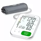 Medisana BU 570 connect tensiómetro de brazo, medición precisa de presión arterial y pulso con función de memoria y aplicación Bluetooth, escala de semáforo, función para indicar un latido irregular