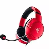 Razer Kaira X - Auriculares de Juego con Cable para Xbox Series X|S + PC + Mac + Switch + Mobile (Controladores de 50 mm, micrófono cardioide, Windows Sonic) Rojo