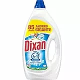 Dixan Gel Total 4+1, Detergente Líquido para Lavadora 85 Lavados, jabón líquido para lavar la ropa blanca y clara. Limpieza, luminosidad, frescor y sostenibilidad