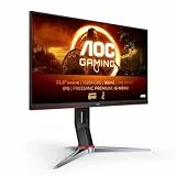 AOC Gaming 24G2SP - Monitor FHD de 24 Pulgadas, 165 Hz, 1 ms, FreeSync Premium (1920 x 1080, VGA, HDMI, DisplayPort), Color Negro y Rojo