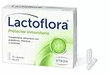 Lactoflora, Protector Inmunitario Adultos, Complemento Alimenticio con Probióticos, Vitaminas y Minerales, Refuerzo de Defensas y Energía, 30 Cápsulas