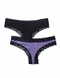 Marca Amazon - Iris & Lilly Belk015m2 - Thong Mujer, Multicolor (Navy Sky/veronica), XL, Label: XL