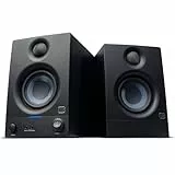 PreSonus Eris 3.5 Gen 2, Altavoces Activos de Escritorio 3.5' para Multimedia, Juegos, Producción Musical de Calidad Estudio, Potencia 50 W