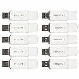 Philips Snow Edition 2.0 - Unidad Flash USB de 10 x 32 GB para PC, Ordenador portátil, Almacenamiento de Datos, Velocidad de Lectura de hasta 23 MB/s