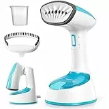 Reemix Plancha Vertical Vapor, Diseño de Mano Plegable Plancha Vertical, Removedor de Arrugas de Ropa, Fuerte Vapor Penetrante, para el Hogar, la Oficina y los Viajes, 220V (Azul)