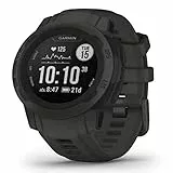 Garmin Instinct 2S, Reloj Inteligente con GPS Resistente al Agua, Funciones Deportivas, Pulsioximetría, Puntuación de Sueño y Notificaciones del Smartphone, Grafito