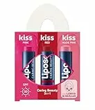 LIPOSAN Pack Bálsamo Labial Caring Beauty 3en1, combina los bálsamos de labios y colorete en barra en 3 tonos (rojo, rosa y pink nude), protector labial en stick 3 en 1 (3 x 4,8 g)