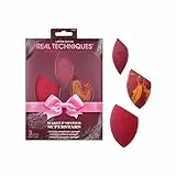 Real Techniques Makeup Sponge Superstars 3-Piece Set, Miracle Complexion, Airblend & Concealer Sponges for Liquid or Cream, Flawless Blending, Latex-Free, Vegan, Cruelty-Free Tools