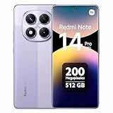 XIAOMI Redmi Note 14 Pro 5G - Smartphone de 12+512GB, Pantalla de 6.67' AMOLED FHD+ 120Hz, MediaTek Dimensity 7300-Ultra, cámara de 200MP, TurboCharge 45W, Cargador no Incluido, Morado (Versión ES)
