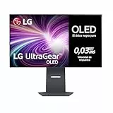 LG 32GS95UV-B.AEU - Monitor Ultragear Gaming, 32', Pantalla OLED, 3840x2160, 0,03ms, Dual Mode (240/480 Hz), G-Sync, FreeSync Premium Pro, Antideslumbrante, Curvatura Óptima, Tecnología MLA+, Negro