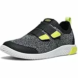 KEEN KNX Knit Double Strap, Sneakers, Black/Evening Primrose, 43 EU