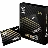 MSI Spatium S270 SATA 2,5' Disco duro 960GB, 3D Nand, Sata III, Velocidad de lectura hasta 500MB/s, Velocidad de escritura hasta 450 MB/s