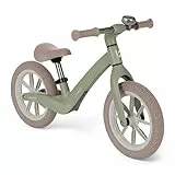 KikkaBoo Bicicleta Sin Pedales LANSER, Bici Niño 2 Años, Bicicleta Equilibrio, Desde 2 hasta 6 años, Ultraligera, Sillín Ajustable, Verde Militar