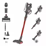 Hoover H-FREE 100 ESPECIAL MASCOTAS HF122GPT Aspiradora Escoba sin Cable, sin Bolsa, 3 en 1: Escoba, de Mano y Vertical, Cepillo Mascotas y Tapicerías, Autonomía 40min, Posición Parking, 6500Pa