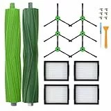 LOVECO Pack de Accesorios compatible para iRobot Roomba Series E/I/J i7 i7+ j7 j7+ E5 E6 E7 i8 i6 i5 i4 i3 i2 i1 j8 j6 j5 and Plus Version, 2 Cepillos de Goma, 4 Filtro, 6 Cepillos Laterale