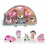 Trotties - Tiny Pack 5 con vehículos, 5 Micro Figuras exclusivas coleccionables para niños y niños +3 años Famosa (TFT26000)