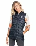 Roxy Coast Road - Chaleco ligero con acolchado plegable resistente al agua para Mujer