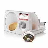 EMERIO Cortadora multiusos, Made in EU, MS-125000, cuchilla de acero inoxidable de Alemania, ajustable de 0 a 17 mm, plegable para ahorrar espacio, con interruptor de seguridad, Eco 100 W