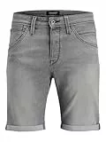 JACK & JONES Jjirick Jjfox-Pantalones Cortos Am 310 Sn, Grey Denim/Pack:Am 313, L Hombres