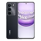 realme 14x 5G Smartphone,Procesador Dimensity 6300 5G,50 MP AI Cámara,120Hz 6.67' HD+ Pantalla,8GB+256GB Telefono Movil,Batería 5000mAh,Dual SIM Android 14,NFC IP64, Sin Cargador,Negro