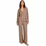 Pepe Jeans Animal PJ Set Pijama, Marrón (Brown), L para Mujer